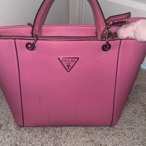 Pink guess bag